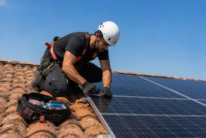 Maintenance et monitoring de panneaux solaires à Beugnon-Thireuil